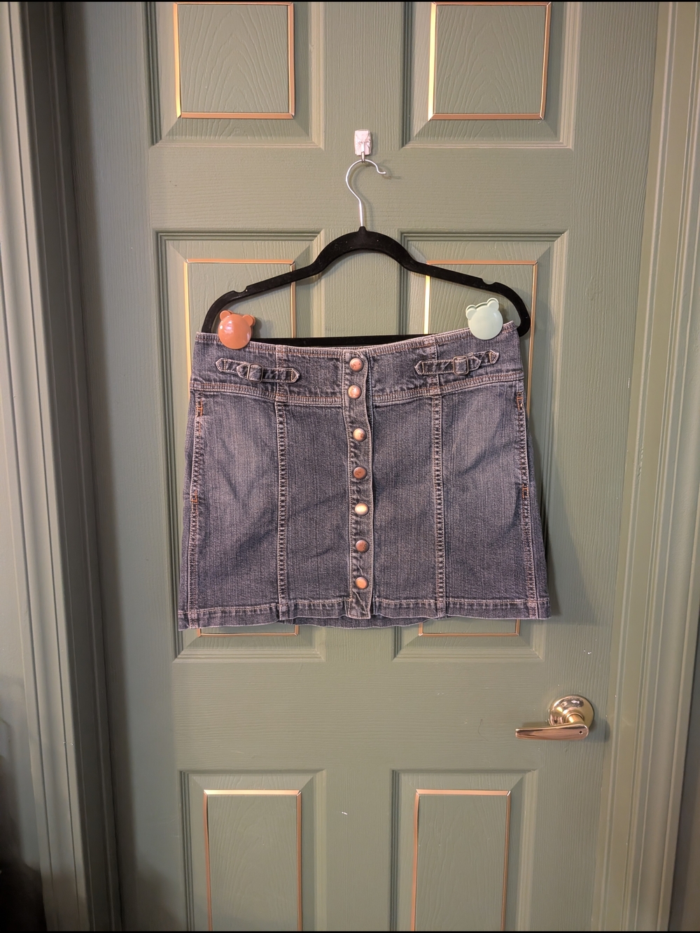 GAP TRUE VINTAGE Y2K denim jean skirt, size 12